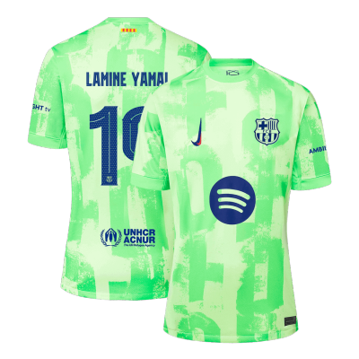 LAMINE YAMAL #19 Barcelona Shirt Third Away 2024/255 - UCL（Spotify Logo Without Text） - bestfootballkits