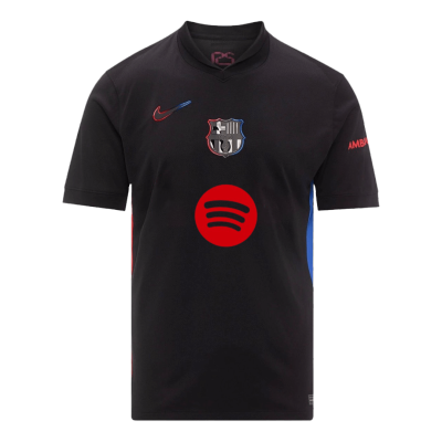 Barcelona Away Soccer Jersey 2024/25 - Spotify Logo Without Text - bestfootballkits