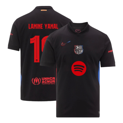 LAMINE YAMAL #19 Barcelona Shirt Away 2024/25 - UCL (Spotify Logo Without Text) - bestfootballkits