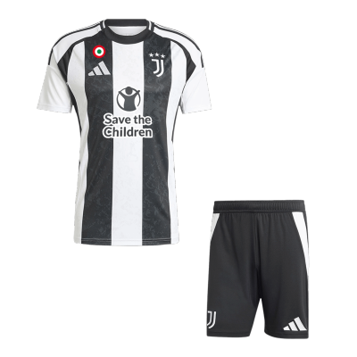 Juventus Kit Home 2024/25 - Save The Children Sponsor - Save The Children Sponsor - bestfootballkits