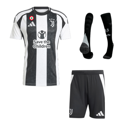 Juventus Kit Home 2024/25 - Save The Children Sponsor - bestfootballkits