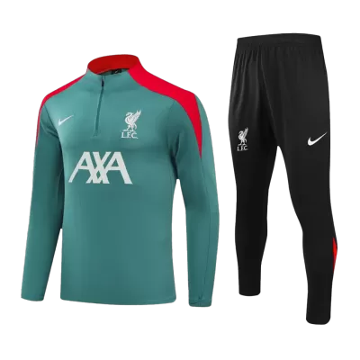 Liverpool Zipper Sweatshirt Kit(Top+Pants) 2024/25 - bestfootballkits