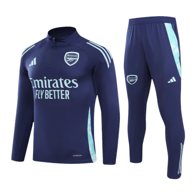 Arsenal Zipper Sweatshirt Kit(Top+Pants) 2024/25 - bestfootballkits