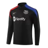 Kid's Barcelona Zipper Sweatshirt Kit(Top+Pants) 2024/25 - bestfootballkits