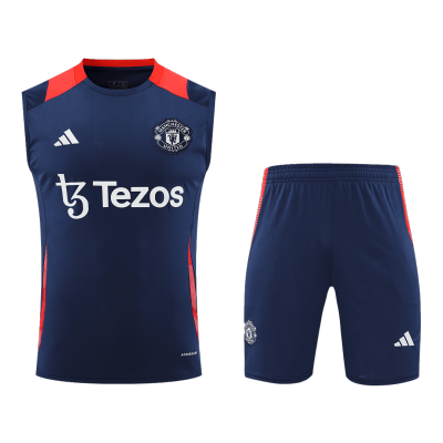 Manchester United Football Shorts Pre-Match 2024/25 - bestfootballkits