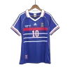 ZIDANE #10 Retro France Shirt Home 1998 - bestfootballkits