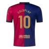 COLDPLAY #10 Barcelona Shirt Home 2024/25 - bestfootballkits