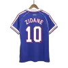 ZIDANE #10 Retro France Shirt Home 1998 - bestfootballkits