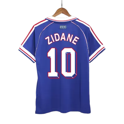 ZIDANE #10 Retro France Shirt Home 1998 - bestfootballkits