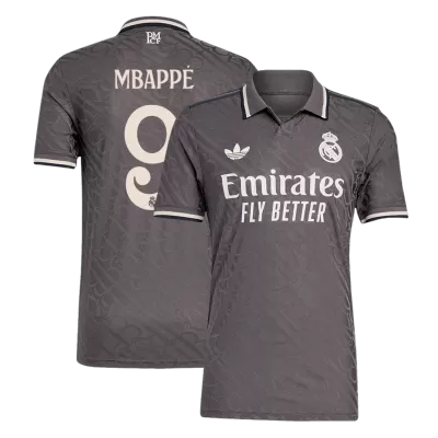 Authentic MBAPPÉ #9 Real Madrid Shirt Third Away 2024/25 - bestfootballkits