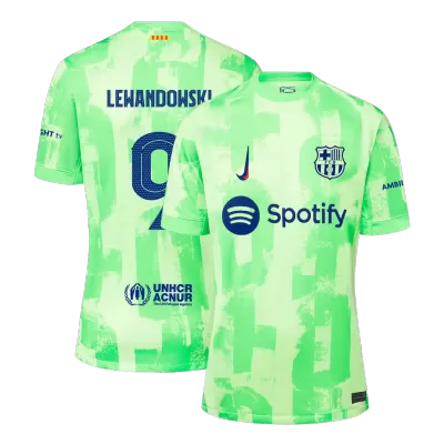 LEWANDOWSKI #9 Barcelona Shirt Third Away 2024/25 - UCL - bestfootballkits