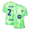 F.DE JONG #21 Barcelona Shirt Third Away 2024/25 - UCL（Spotify Logo Without Text） - bestfootballkits