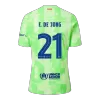 Authentic F.DE JONG #21 Barcelona Shirt Third Away 2024/25 - UCL - bestfootballkits