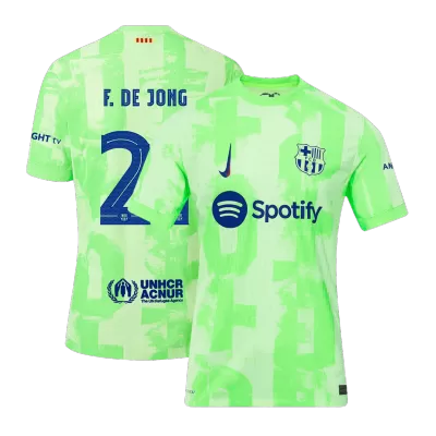 Authentic F.DE JONG #21 Barcelona Shirt Third Away 2024/25 - UCL - bestfootballkits