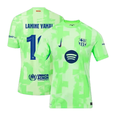 Authentic LAMINE YAMAL #19 Barcelona Shirt Third Away 2024/25- UCL（Spotify Logo Without Text） - bestfootballkits