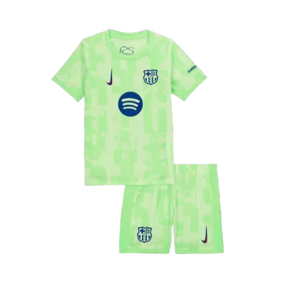 Barcelona Mini Kit Third Away 2024/25 - UCL (Spotify Logo Without Text) - bestfootballkits