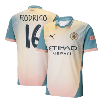 RODRIGO #16 Manchester City Shirt Fourth Away 2024/25 - Definitely City (UCL) - bestfootballkits