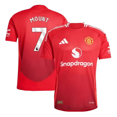 Authentic MOUNT #7 Manchester United Shirt Home 2024/25 - bestfootballkits