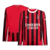 AC Milan Long Sleeve Shirt Home 2024/25 - bestfootballkits