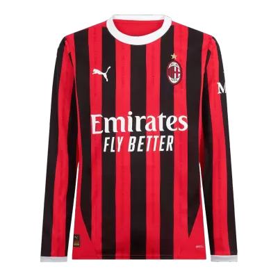 AC Milan Long Sleeve Shirt Home 2024/25 - bestfootballkits