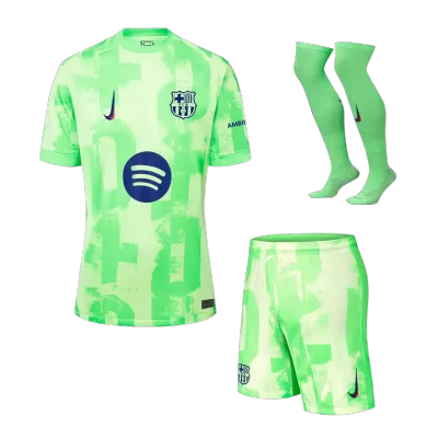 Barcelona Kit Third Away 2024/25- UCL (Spotify Logo Without Text) - bestfootballkits