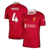 Authentic VIRGIL #4 Liverpool Shirt Home 2024/25 - bestfootballkits