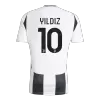 YILDIZ #10 Juventus Shirt Home 2024/25 - Save The Children Sponsor  - bestfootballkits