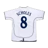 SCHOLES #8 Retro England Shirt Home 2002 - bestfootballkits