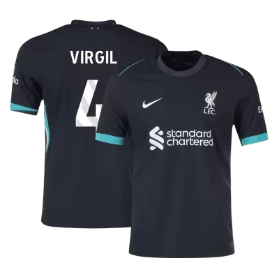 Authentic VIRGIL #4 Liverpool Shirt Away 2024/25 - bestfootballkits