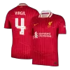 VIRGIL #4 Liverpool Shirt Home 2024/25 - UCL - bestfootballkits