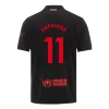 RAPHINHA #11 Barcelona Shirt Away 2024/25 -（Spotify Logo Without Text） - bestfootballkits