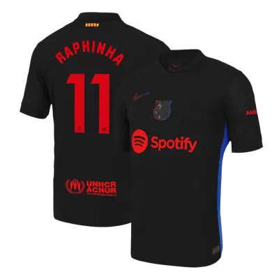 Authentic RAPHINHA #11 Barcelona Shirt Away 2024/25 - bestfootballkits