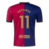 RAPHINHA #11 Barcelona Shirt Home 2024/25 -（Spotify Logo Without Text） - bestfootballkits