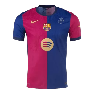 Authentic Barcelona Shirt Home 2024/25 - 125th Anniversary(Spotify Logo Without Text) - bestfootballkits