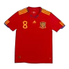 XAVI #8 Retro Spain Shirt Home 2010 - bestfootballkits