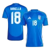 BARELLA #18 Italy Shirt Home Euro 2024 - bestfootballkits