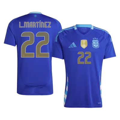 L.MARTÍNEZ #22 Argentina Shirt Away 2024 - bestfootballkits