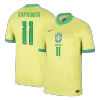 RAPHINHA #11 Brazil Shirt Home Copa America 2024 - bestfootballkits