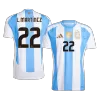 L.MARTÍNEZ #22 Argentina Shirt Home 2024 - bestfootballkits