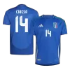 Authentic CHIESA #14 Italy Shirt Home Euro 2024 - bestfootballkits