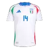 Authentic CHIESA #14 Italy Shirt Away Euro 2024 - bestfootballkits