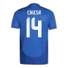 Authentic CHIESA #14 Italy Shirt Home Euro 2024 - bestfootballkits