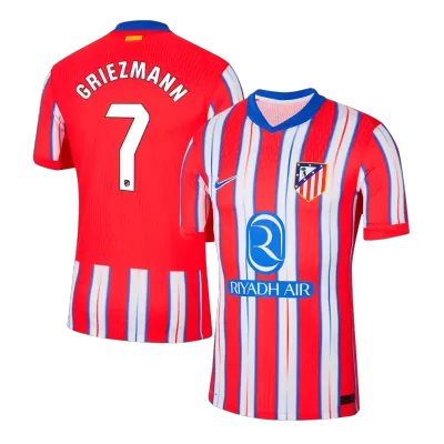 Authentic GRIEZMANN #7 Atletico Madrid Shirt Home 2024/25 - bestfootballkits