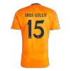 ARDA GÜLER #15 Real Madrid Shirt Away 2024/25 - bestfootballkits