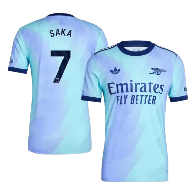 Authentic SAKA #7 Arsenal Shirt Third Away 2024/25 - bestfootballkits