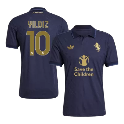 Authentic YILDIZ #10 Juventus Shirt Third Away 2024/25 - Save The Children Sponsor - bestfootballkits