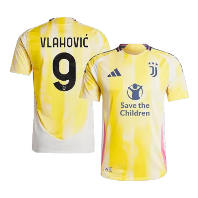 Authentic VLAHOVIĆ #9 Juventus Shirt Away 2024/25 - Save The Children Sponsor - bestfootballkits