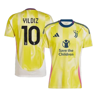 YILDIZ #10 Juventus Shirt Away 2024/25 - Save The Children Sponsor  - bestfootballkits