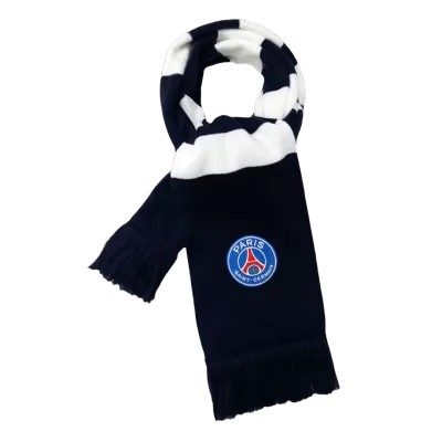 PSG Soccer knitting Scarf Black&White - bestfootballkits