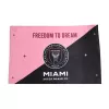 Inter Miami CF Soccer Flag Pink&Black - bestfootballkits